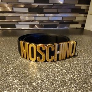 Authentic Moschino Leather Belt